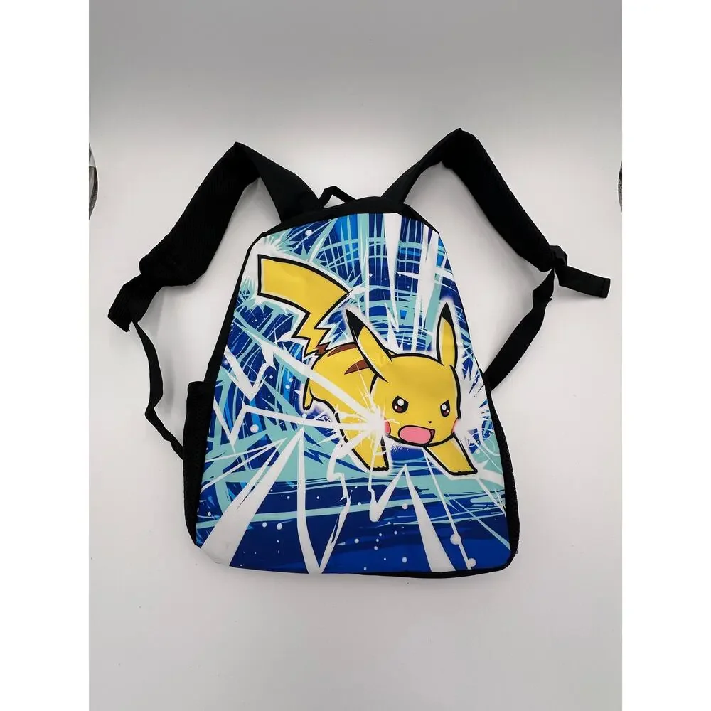 Pikachu Kids Backpack Pokémon‎ Style Blue Yellow 17